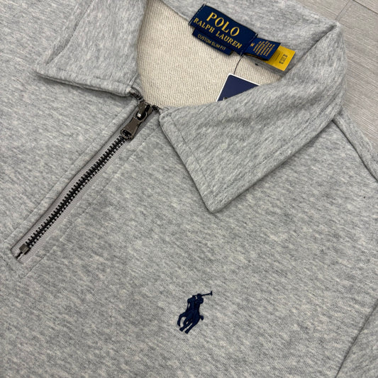 Polo Quarter Zip "Grey"