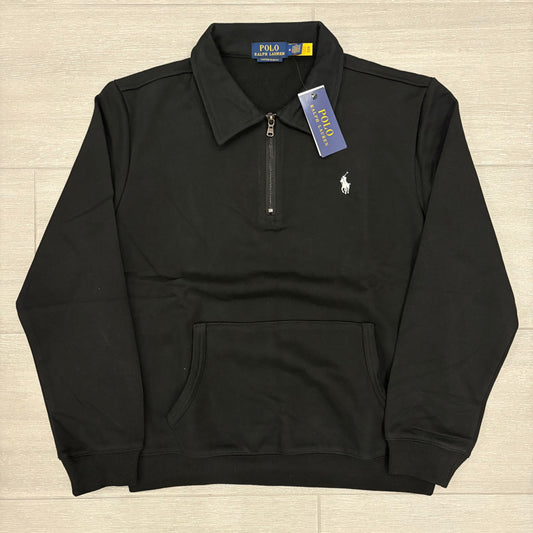 Polo Quarter Zip "Black"