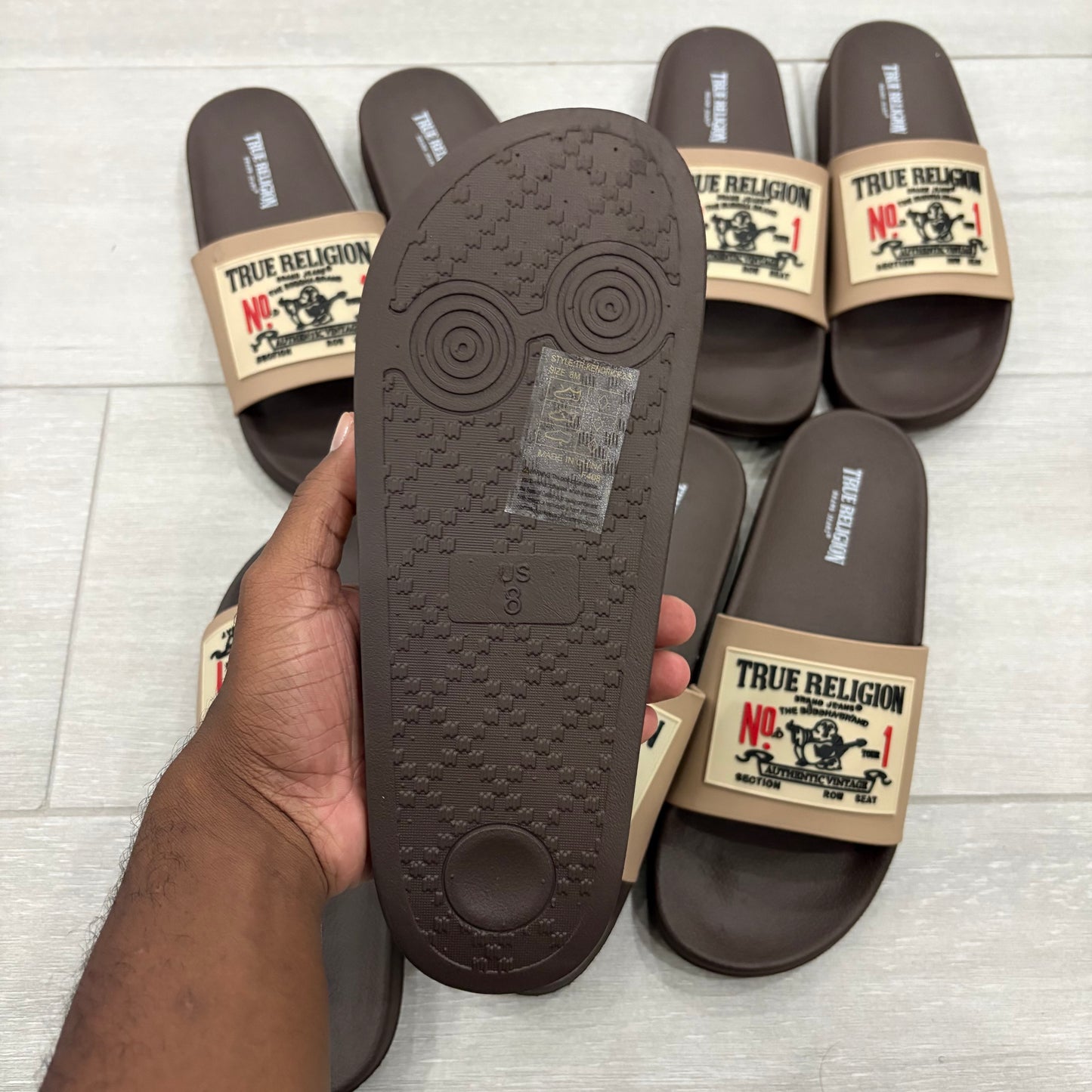 True Religion Slides "Brown"