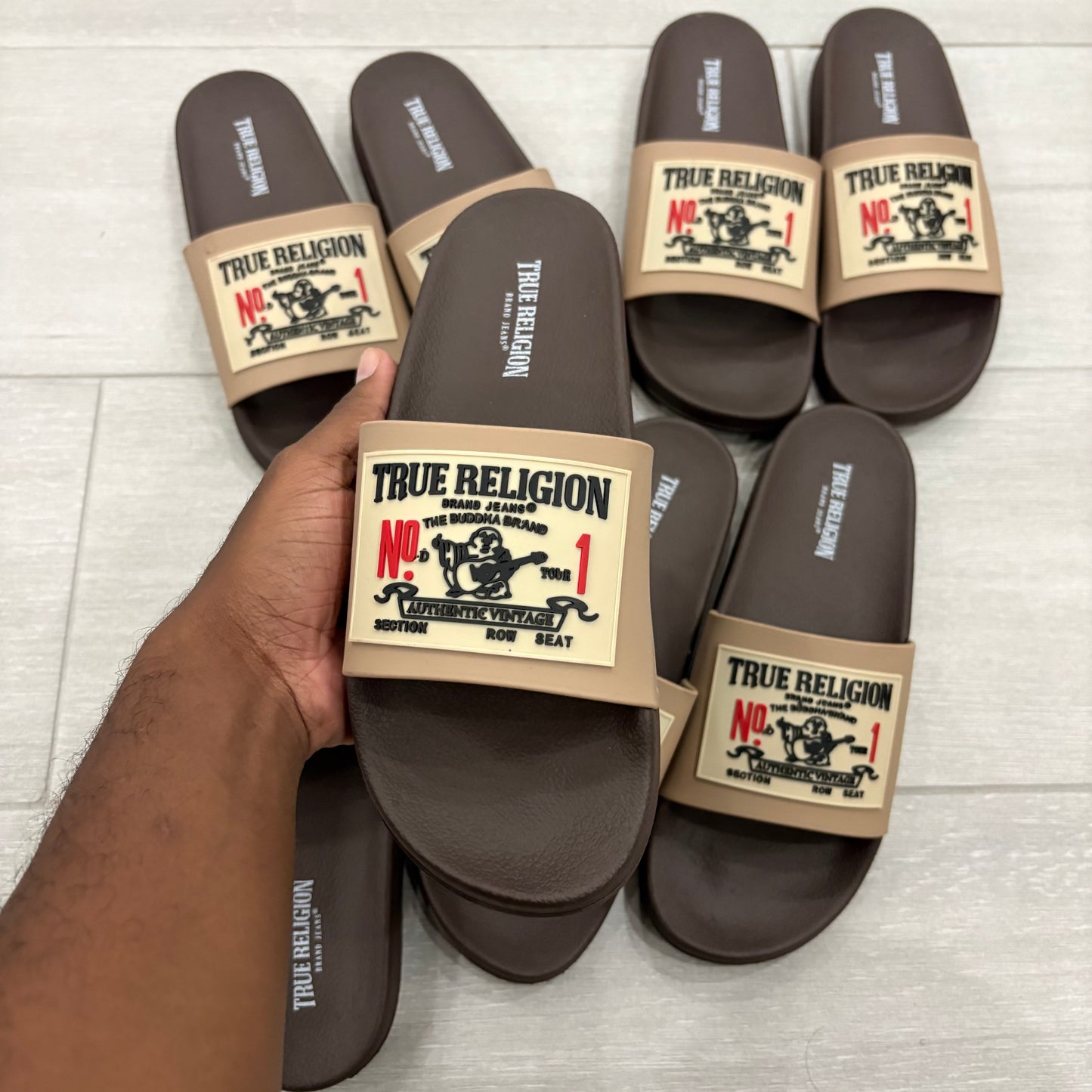 True Religion Slides "Brown"