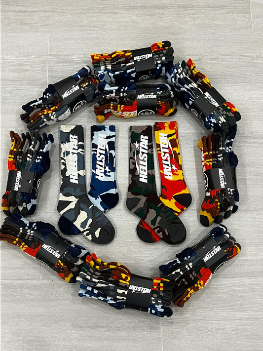 Hellstar Camo Socks "4 Pack"