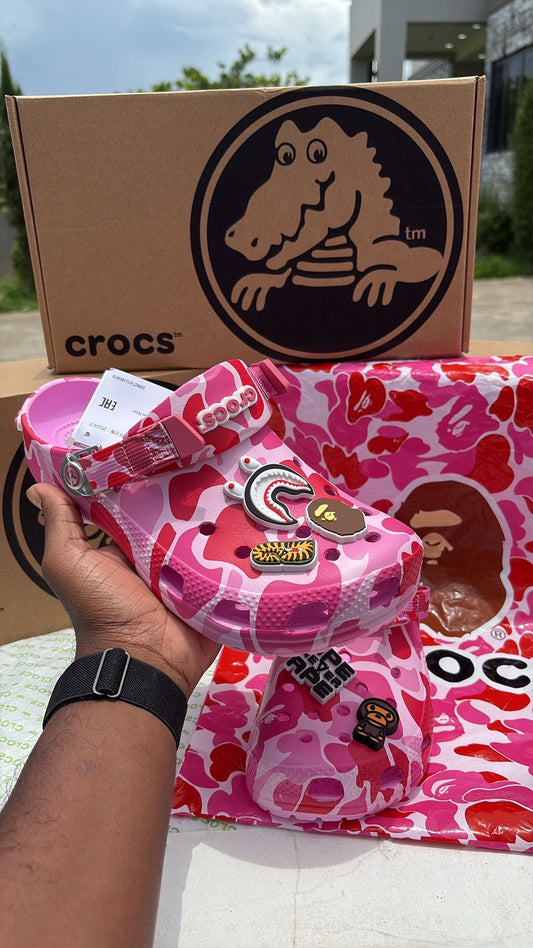 Bape Crocs "Pink"