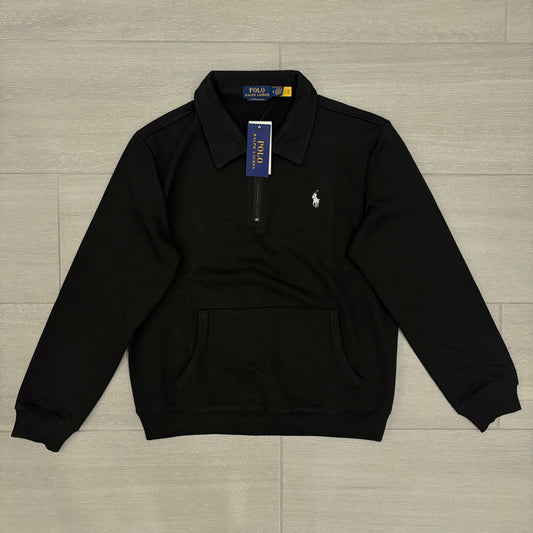 Polo Quarter Zip "Black"