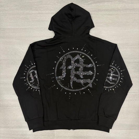 Mixed Emotions Hoodie "RHINESTONE"