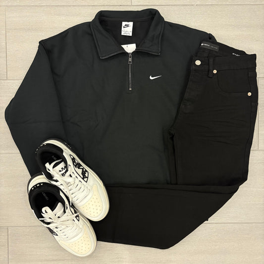 Nike Quarter Zip "Black"